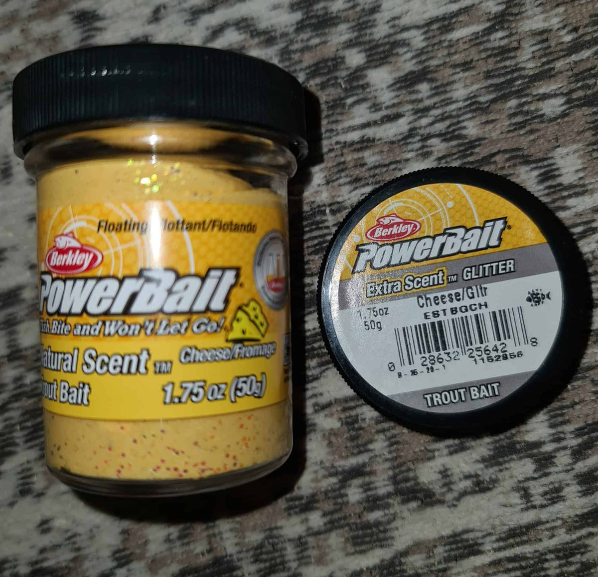 Berkley Powerbait Cheese mit Glitter