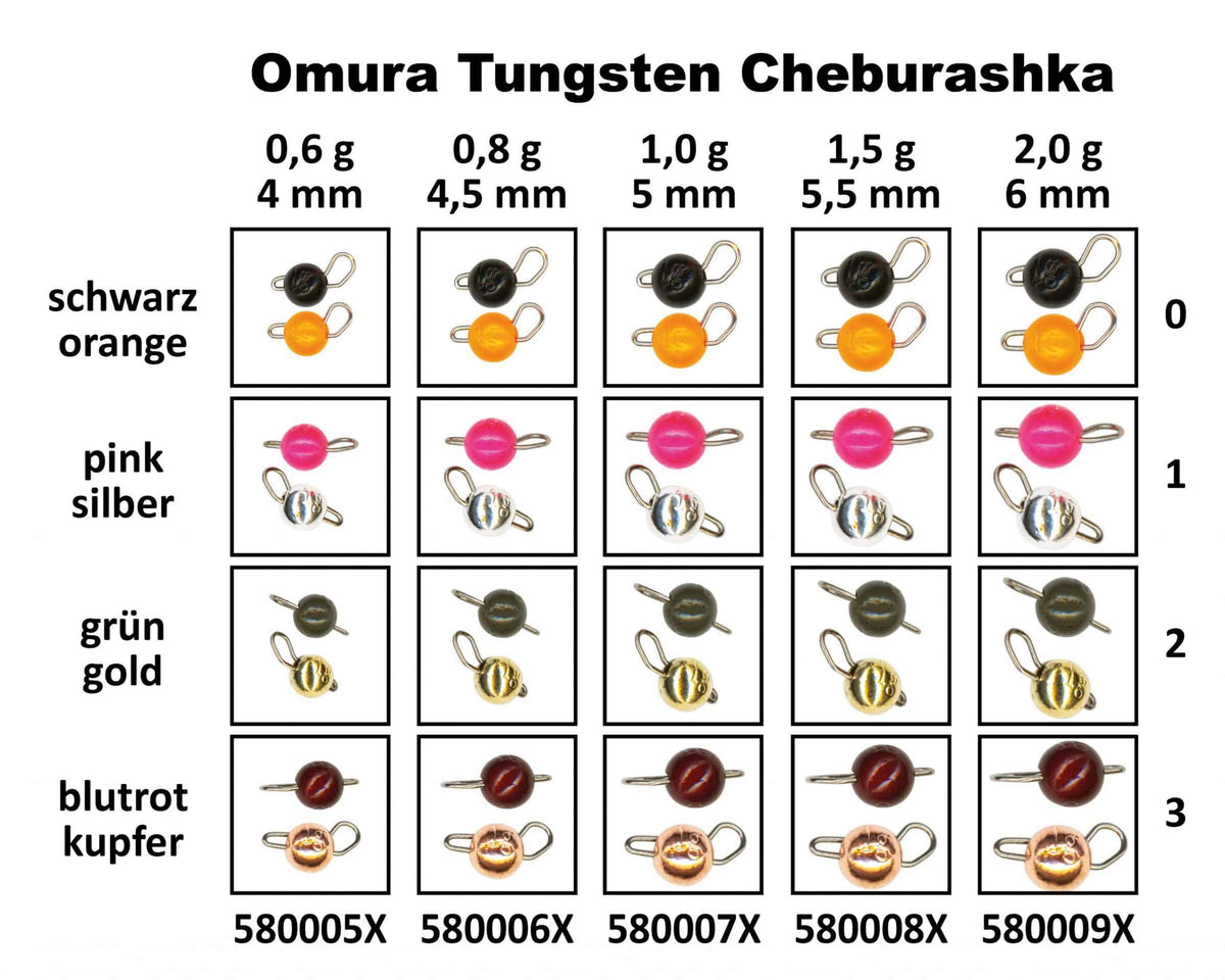 Omura Tungsten Cheburashka schwarz-orange