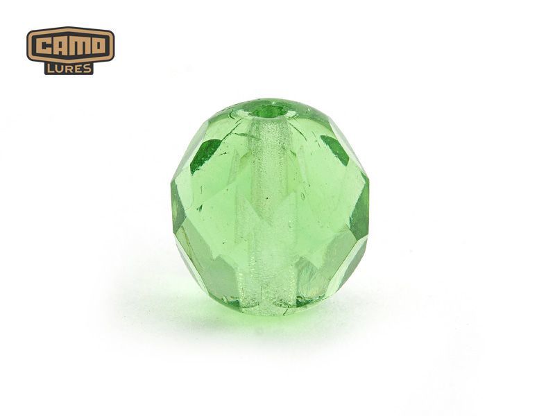 Glasperlen 6 mm facettiert - Chartreuse (10 Stk.)