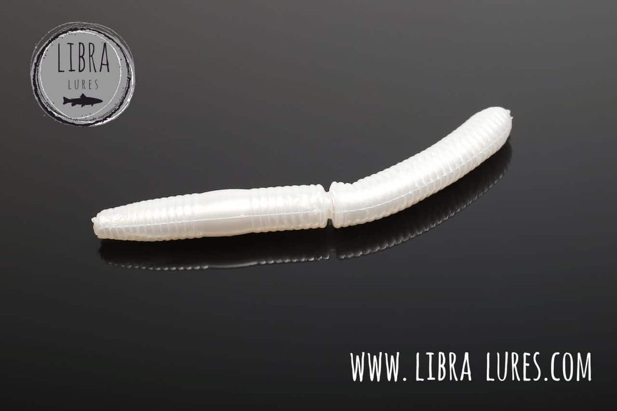 Fatty D´Worm Käse 65mm Silver Pearl