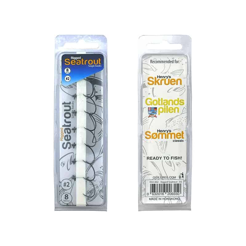Rigged Seatrout - Einzelhaken mit Sprengring